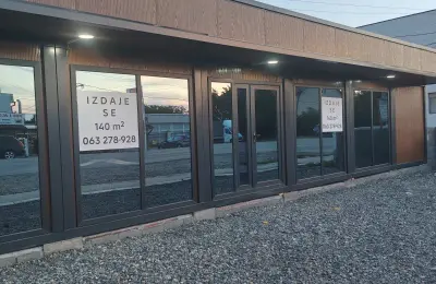 Izdaje se poslovni objekat od 140m2 na top lokaciji
