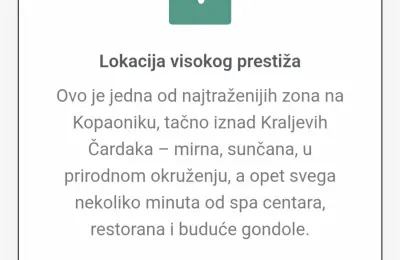 Prodajem plac na Kopaoniku