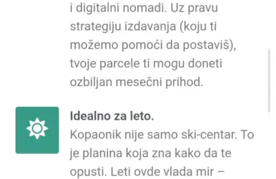 Prodajem plac na Kopaoniku